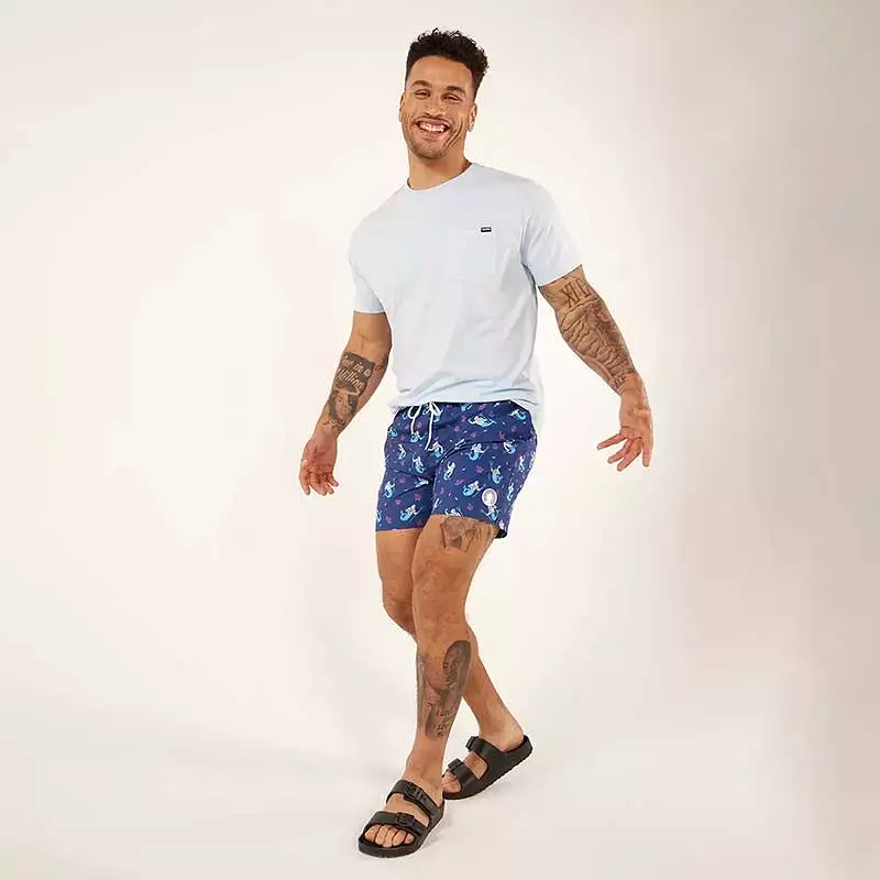 The Triton Of The Seas 5.5 inch Swim Shorts