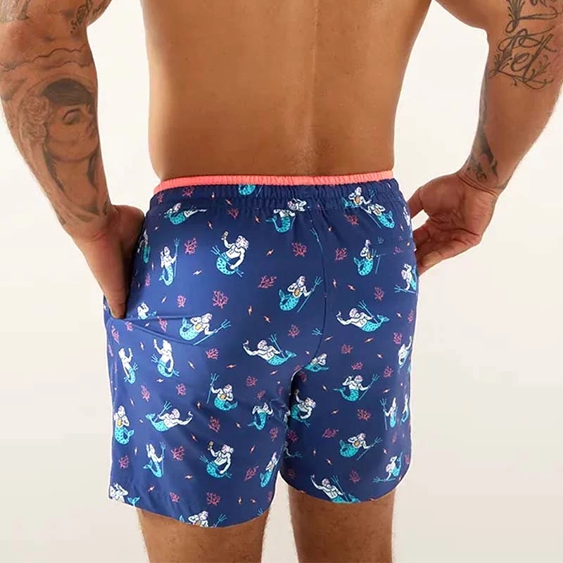 The Triton Of The Seas 5.5 inch Swim Shorts