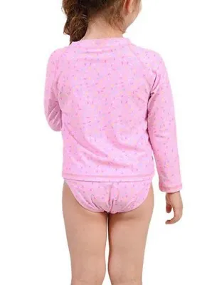 Toddler Girls' Ingear Ice Cream Rashguard Swim Set