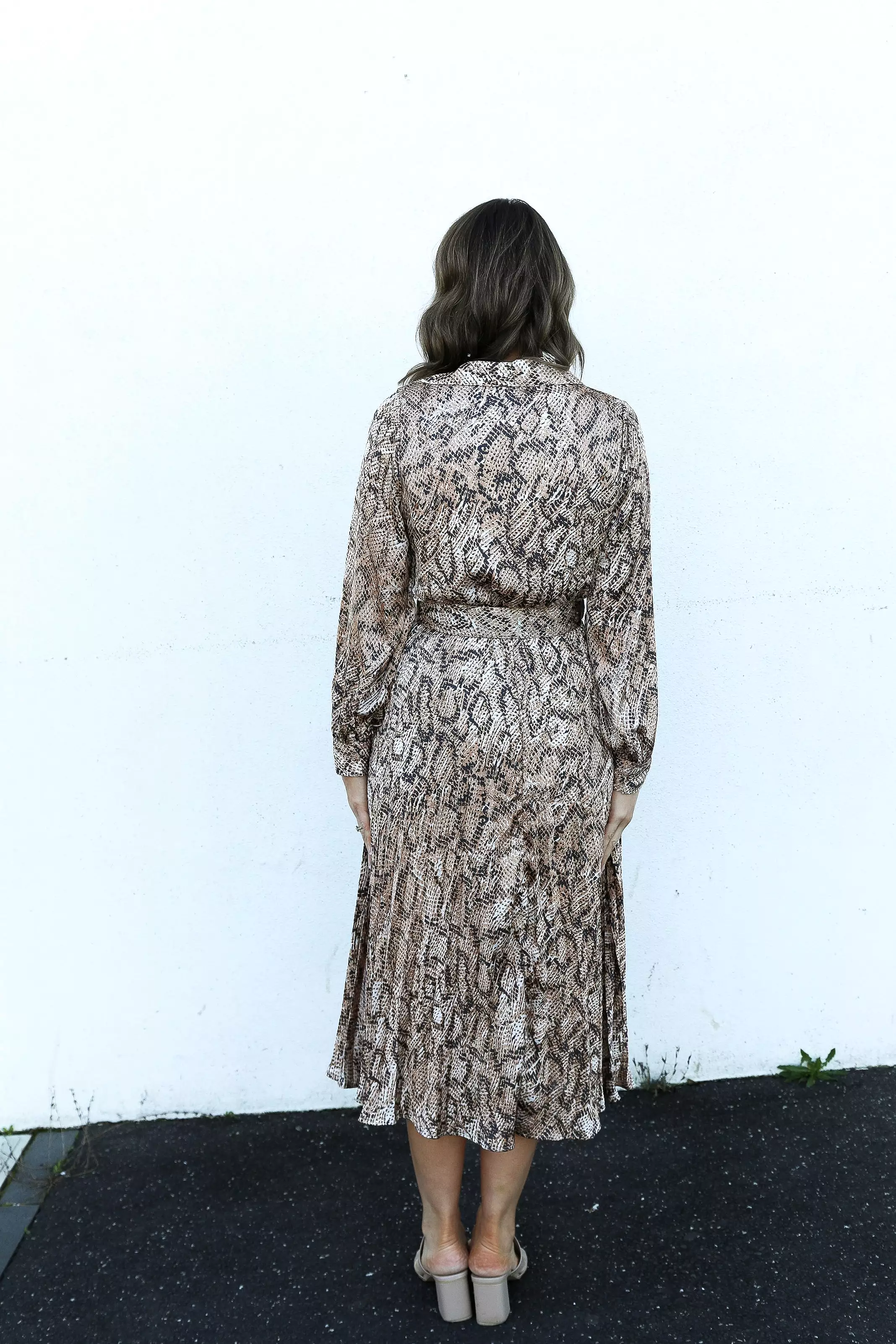 Uma Dress (Bronze Print)