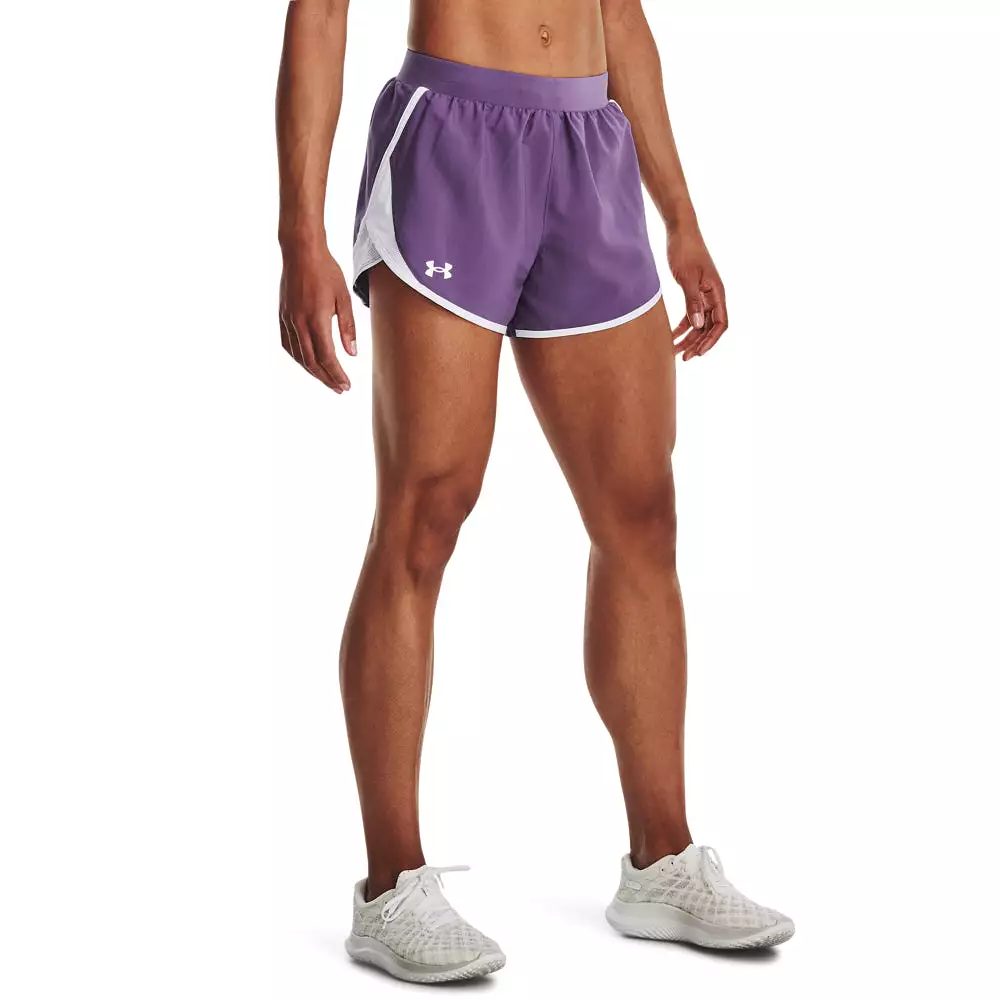 'Under Armour' Women's Fly-By 2.0 Shorts - Retro Purple