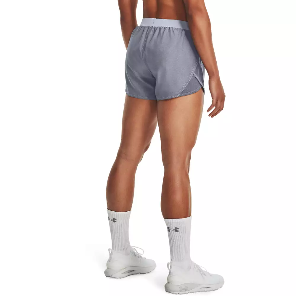 'Under Armour' Women's Fly-By 2.0 Shorts - Steel Full Heather