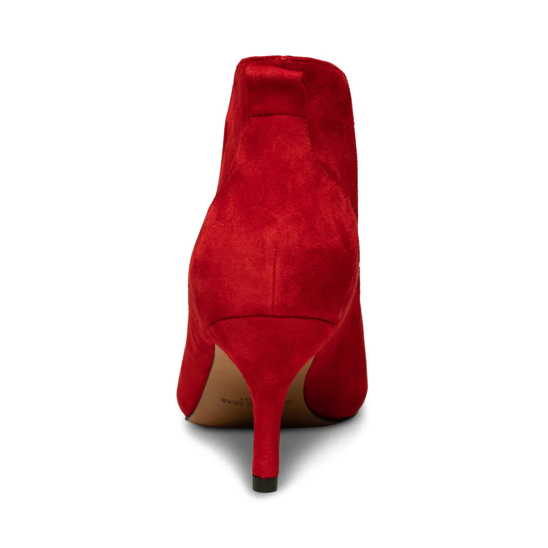 Valentine Low Cut Boot Fire Red & Gold