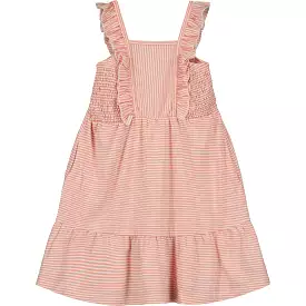 Vignette - Coral Stripe Ameera Dress