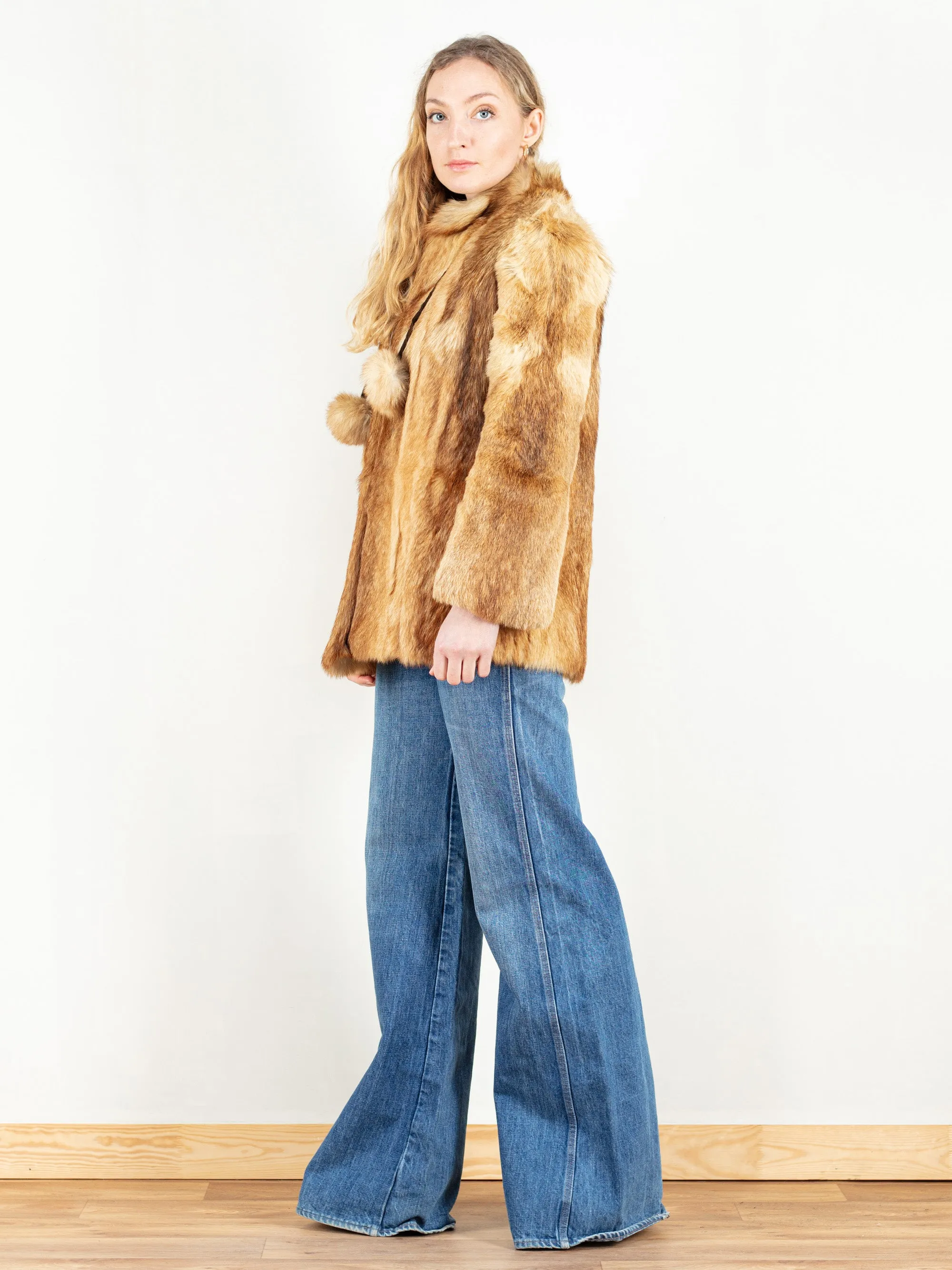 Vintage 70's Real Fur Coat