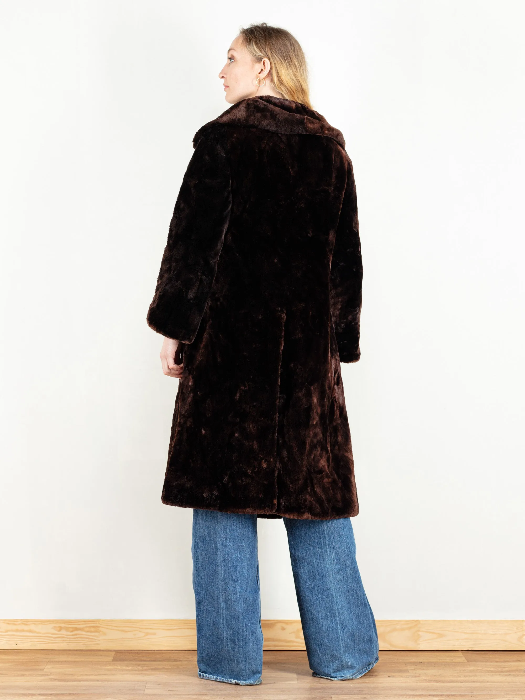 Vintage 70's Women Fur Coat