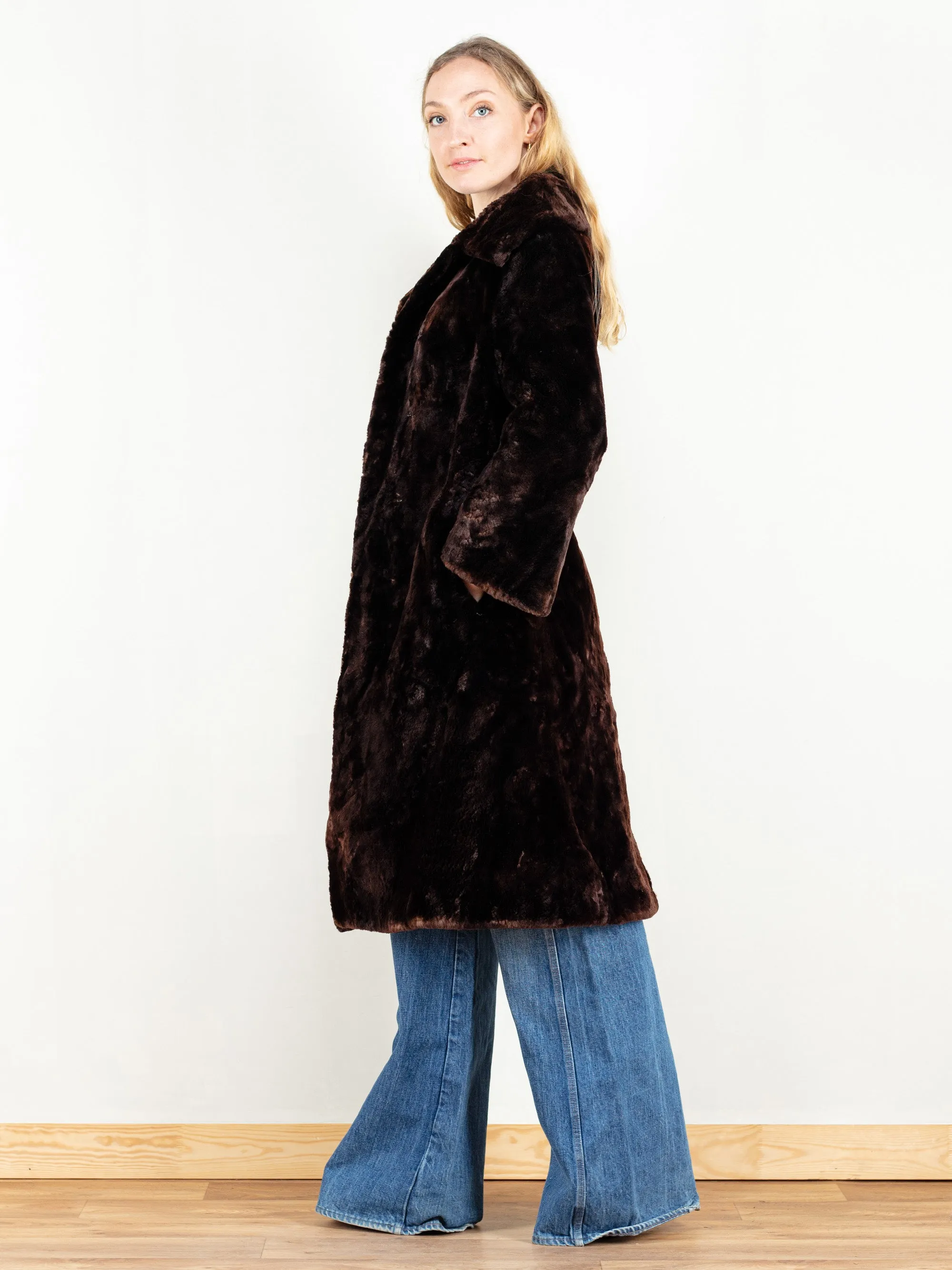 Vintage 70's Women Fur Coat