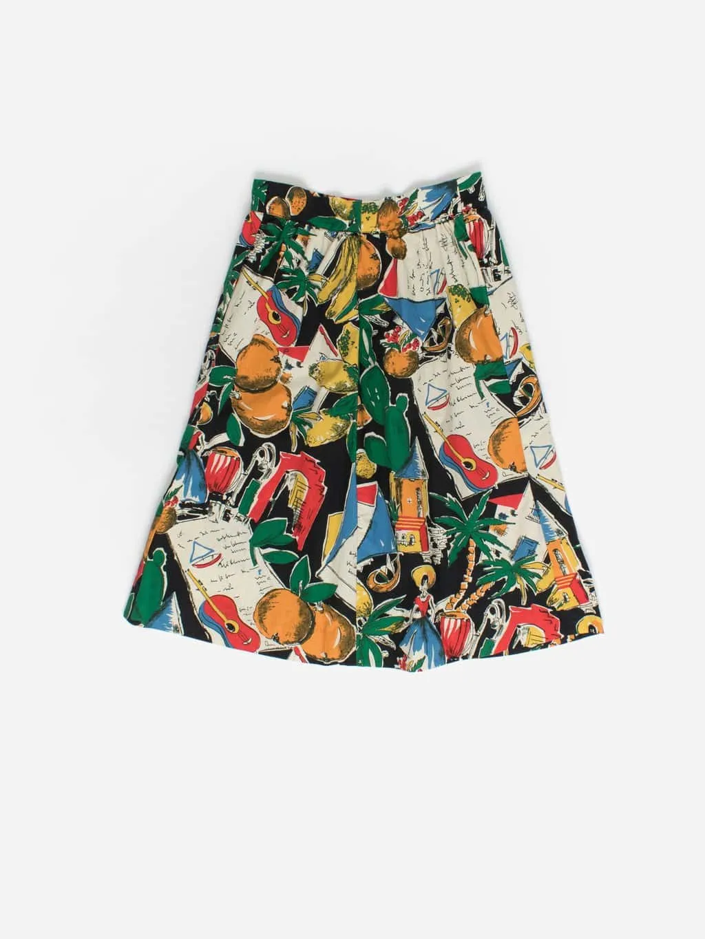 Vintage J. Crew fruit patterned skirt – XS