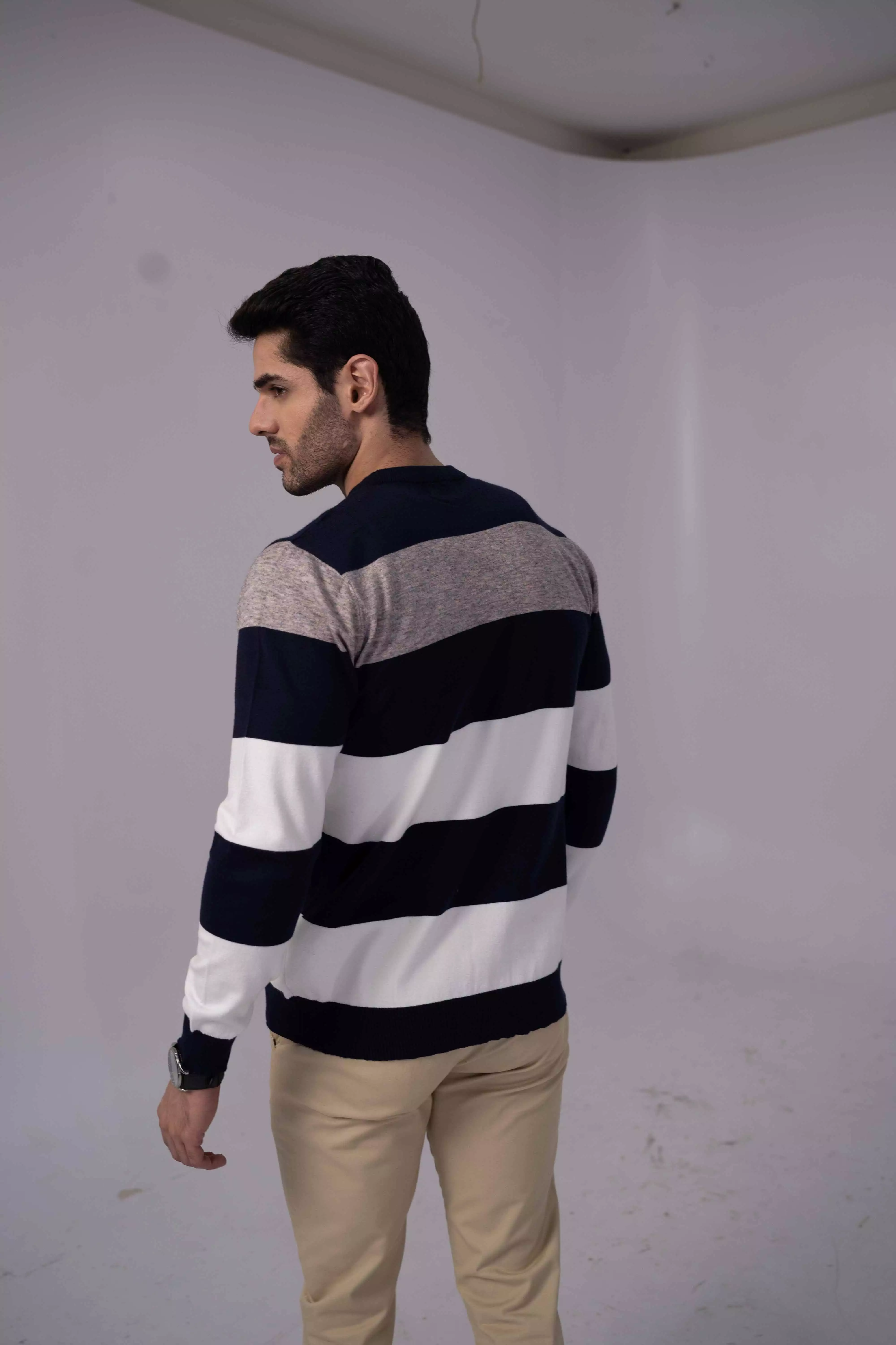 VPN Striper Sweater - HWMB1322006