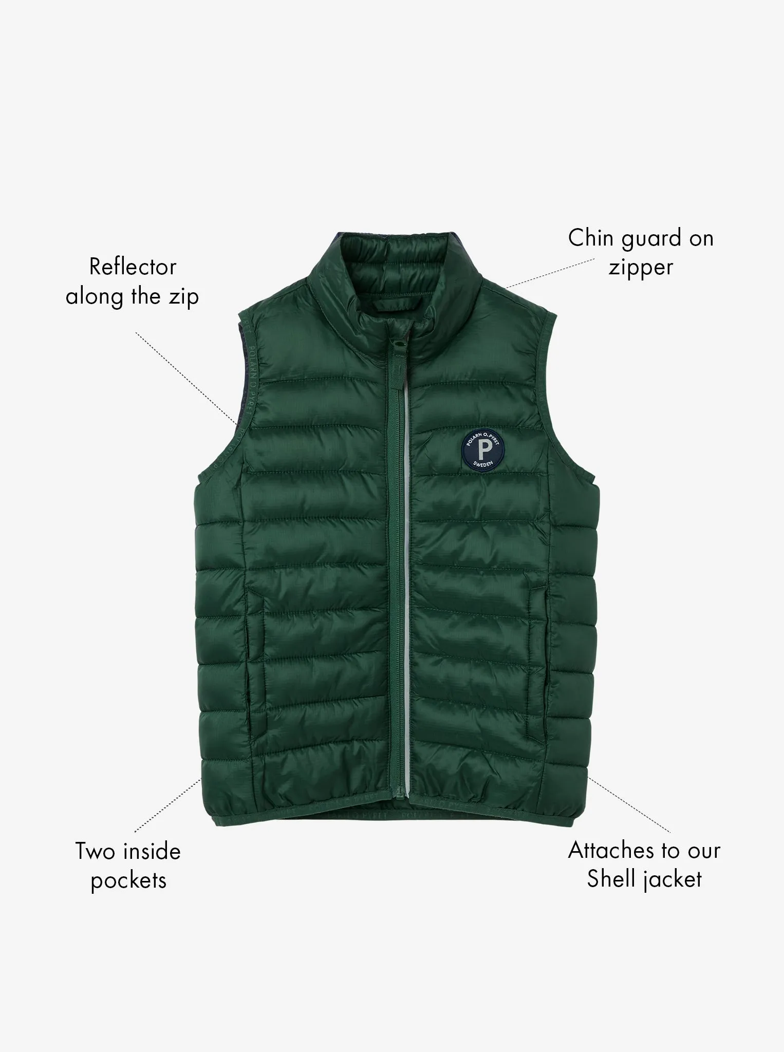 Water Resistant Kids Puffer Gilet