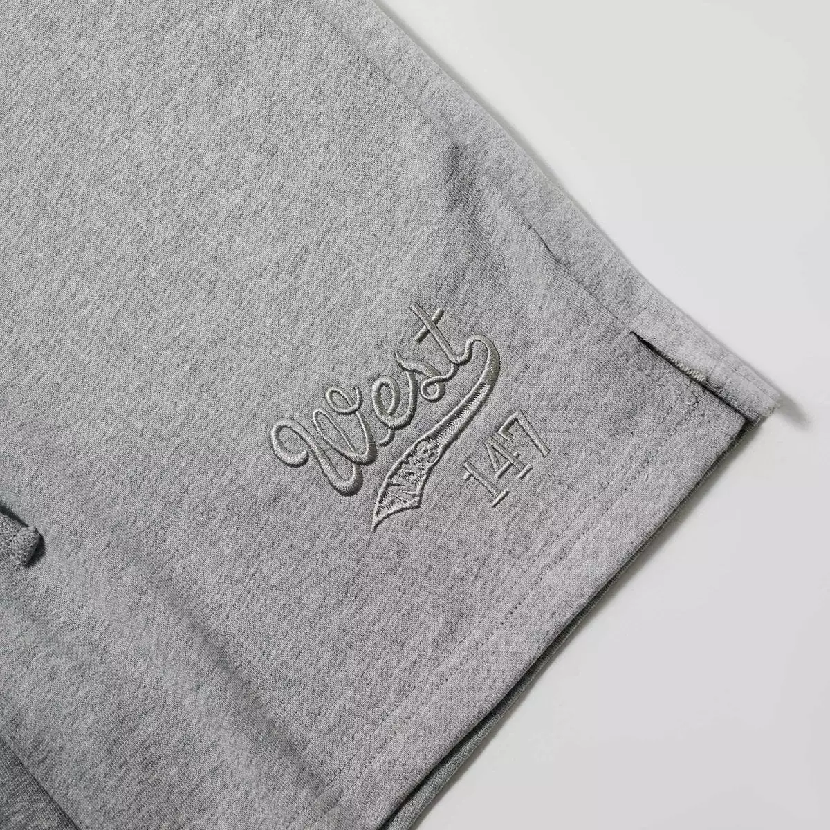 West NYC French Terry Shorts Heather Grey