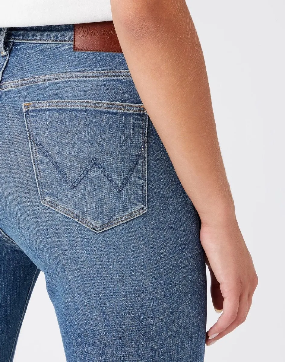 Wrangler High Rise Skinny Stretch Jeans Day Trip